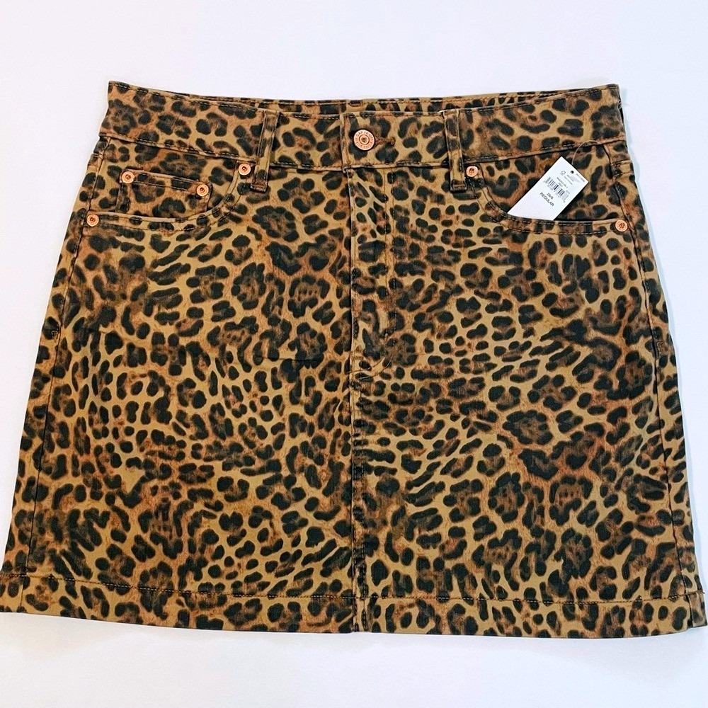 GAP Leopard  Mini‎ Skirt
